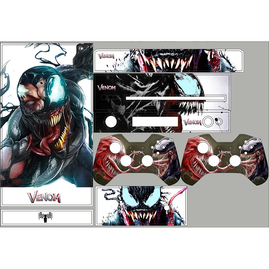 Skin Adesiva Xbox One Fat - Venom