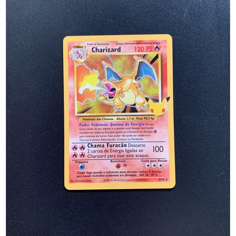 Carta Charizard (2/25) CELEBRAÇÕES PTBR - Pokémon