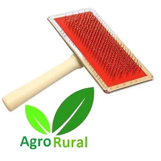 Rasqueadeira Escova De Aço Para Cães E Gatos. Remove Os Pelos Soltos.