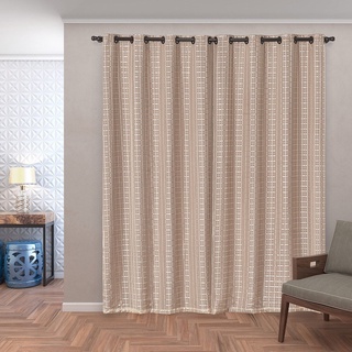 Cortina Blackout Pvc Tecido Voil Xadrez 2,80 X 2,30 Blecaute