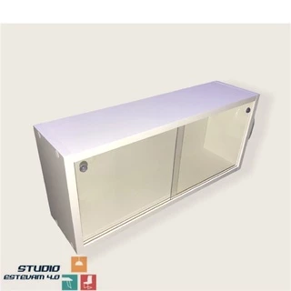 Expositor para coleções diversas 53x23x14 centímetros em Mdf branco. actions figures.