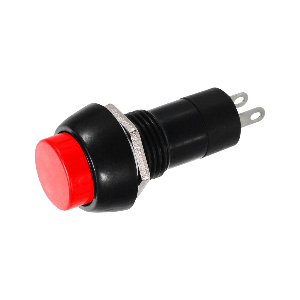Botão Push Button PBS-11A c/ Trava (Vermelho)
