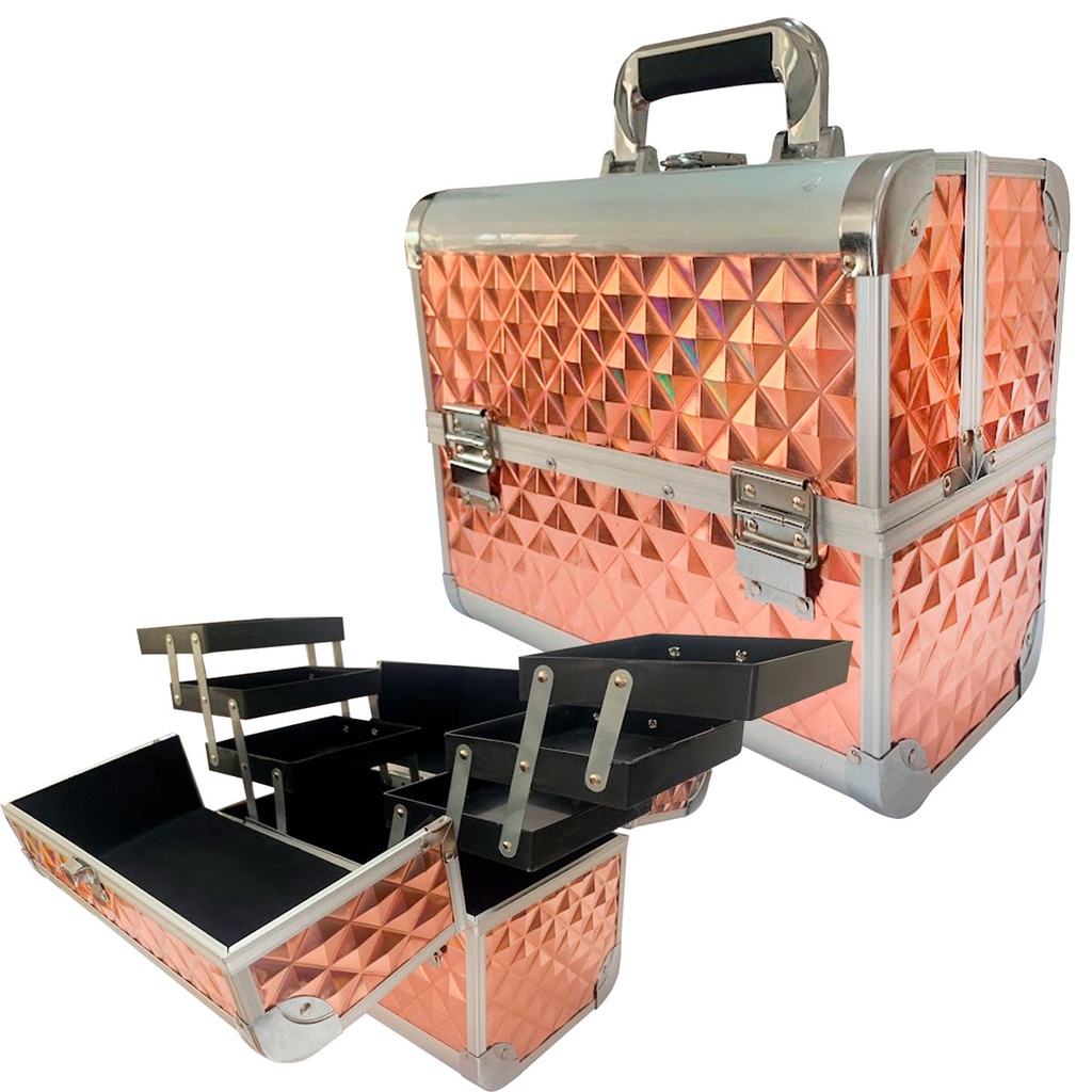 Maleta De Maquiagem Profissional Gigante Vazia | Shopee Brasil