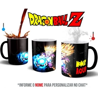 Caneca Mágica Dragon ball Z Gohan com Nome