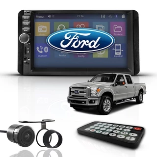 Kit Central Multimídia Universal Mp5 2 Din Bt Espelha F250