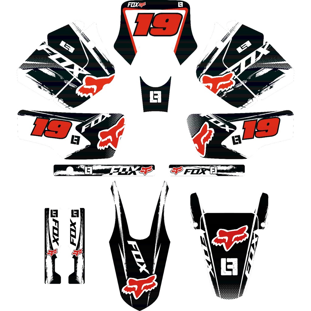 Adesivos Proteção Laminados Moto Trilha Motocross Xlr 125 CA-16492