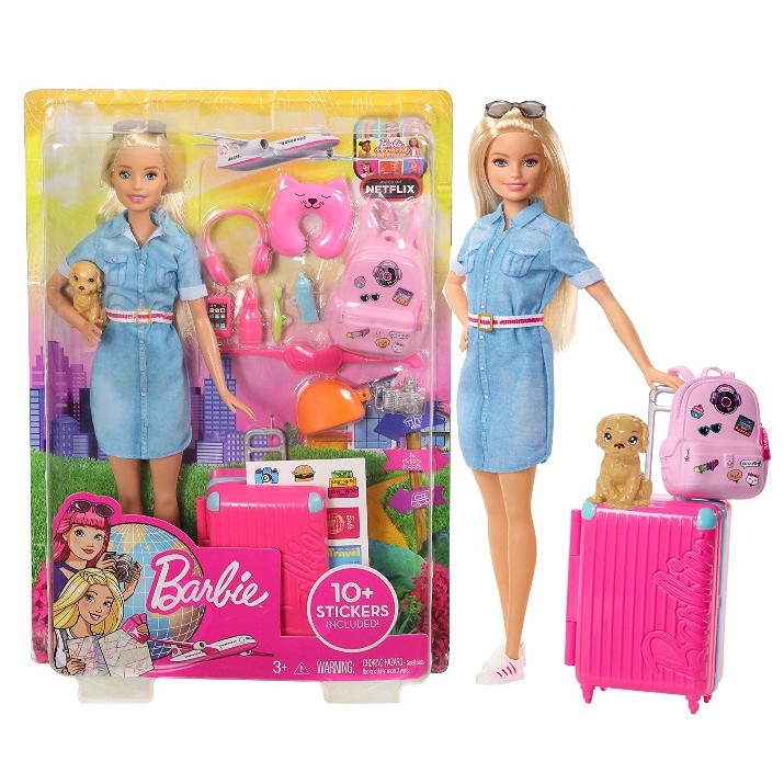 Boneca Barbie Explorar e Descobrir - Viajante - Mattel