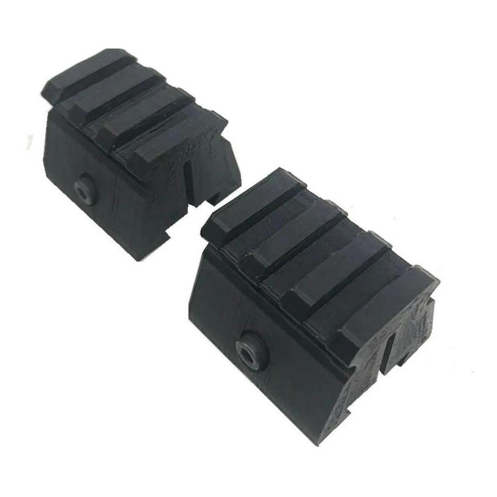 Kit 2 Conversor De Trilho 11Mm Para 22Mm Luneta Red Dot Mira | Shopee ...