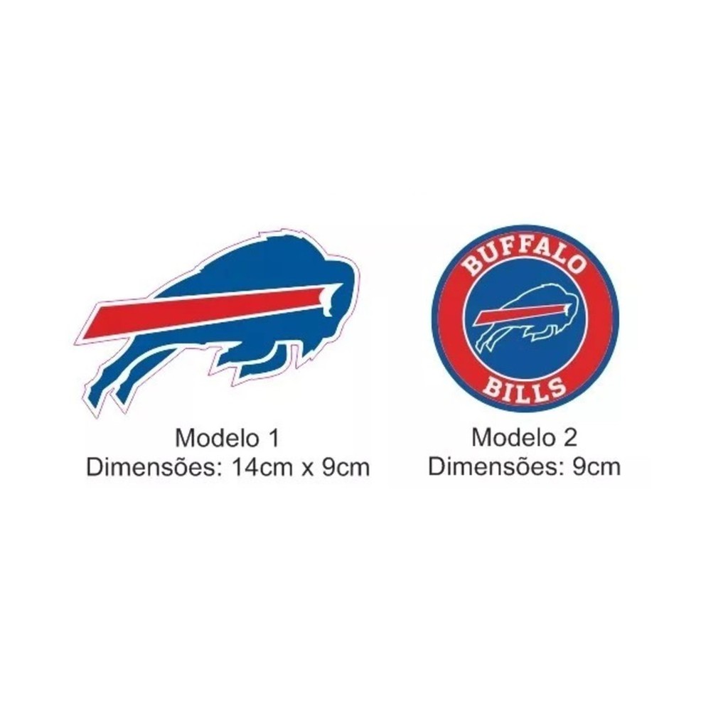 Calcomanía Vinilo Buffalo Bills - Para Ventana O Coche - Cualquier Tamaño Y Color (Hecho En USA)