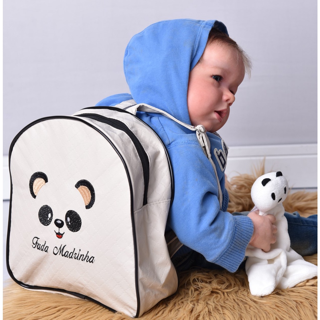 Mochila Maternidade Infantil Panda Batistela Baby