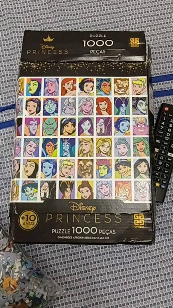 Quebra-Cabeça - Disney Princesas - 1000 Peças - Grow - superlegalbrinquedos