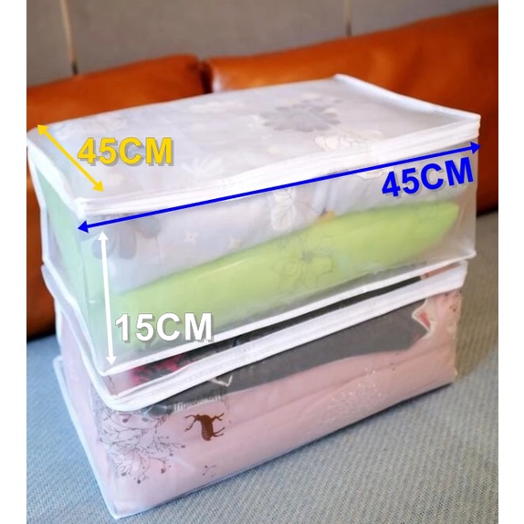 Saco Embalagem Organizador Multiuso Com Zíper M 45x45x15CM