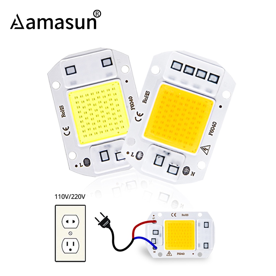 Chip IC Inteligente No Driver Necessidade LED Cob 50W 30W 20W Alta