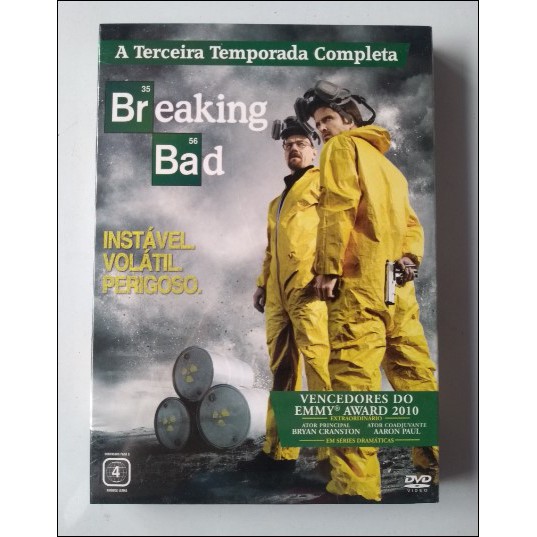 DVD Box - Breaking Bad 3ª/4ª/5ª/ Temporada Final (Novo - Lacrado ...