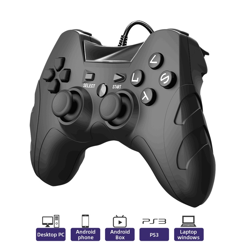 Gamepad com fio para android/set-controlador de usb caixa superior para ps3  console acessórios joystick controlador de jogo de computador joypad