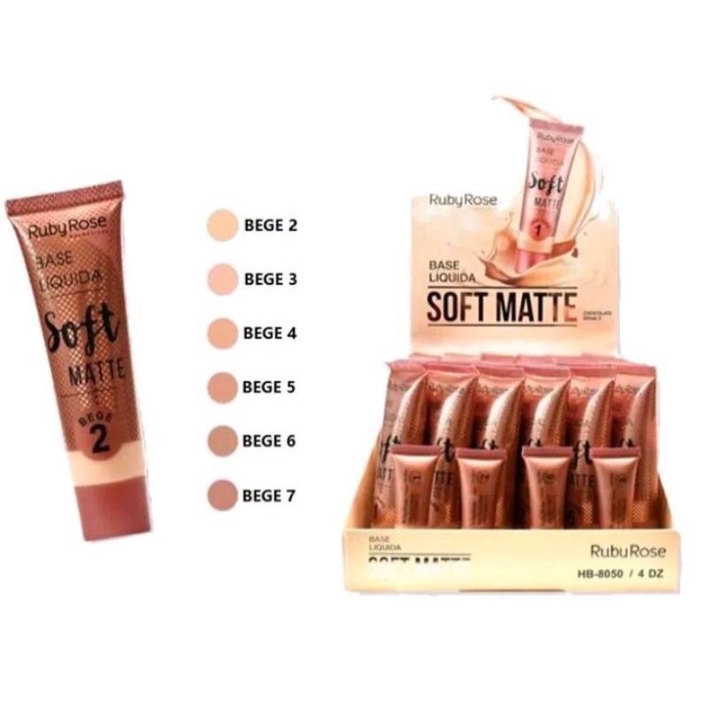 Base Liquida Matte Soft Ruby Rose | Shopee Brasil