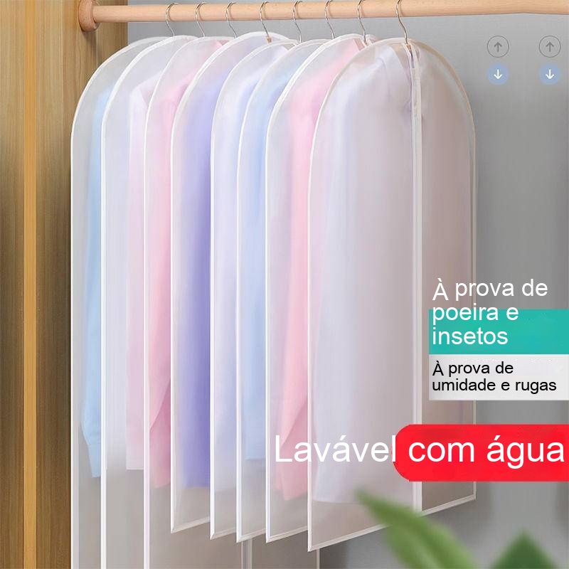 Kit Organizador Roupas Poeira Tampa Protetora Contra Capa Casaco De ...