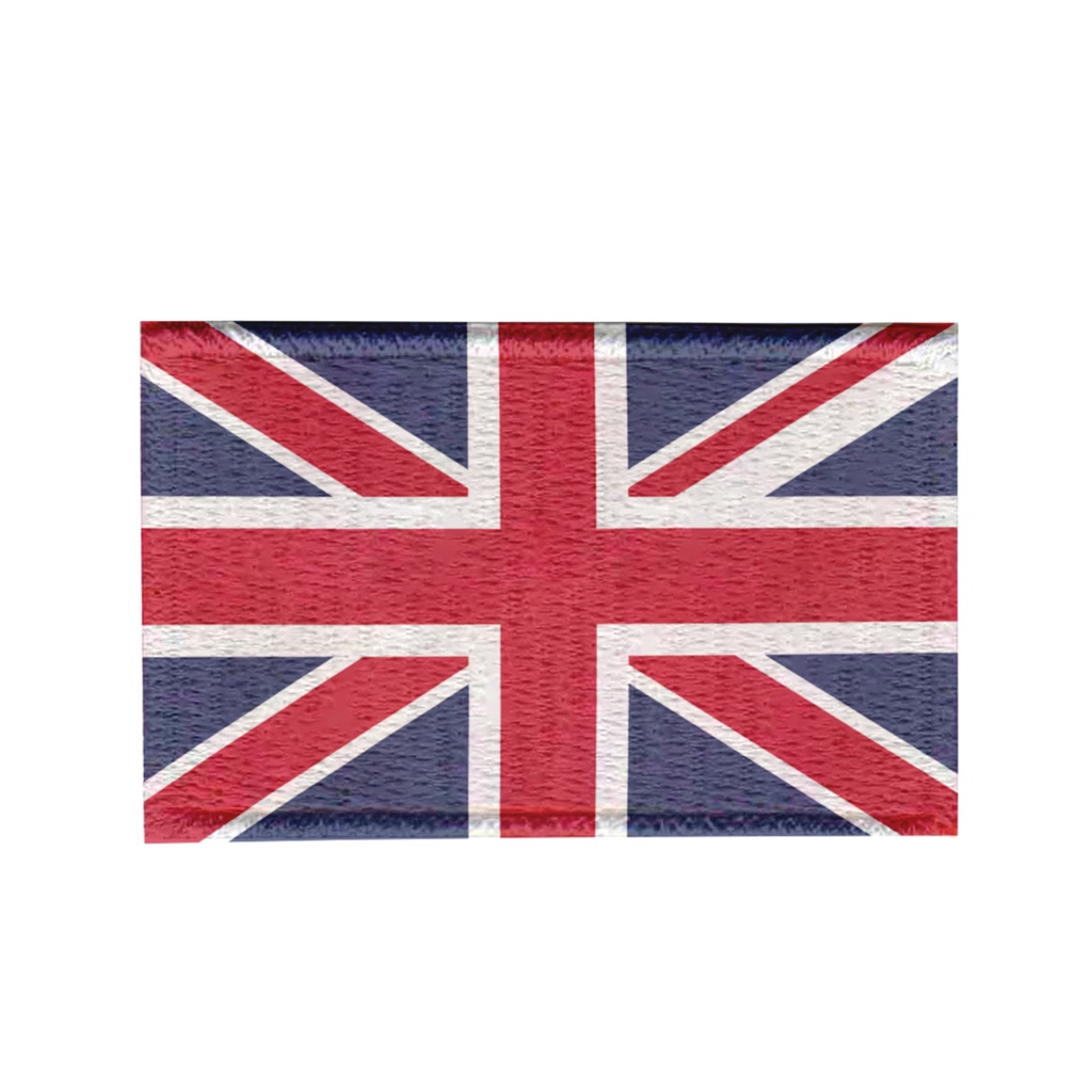 Parche Bordado De La Bandera Del Reino Unido, Insignia Reflectante