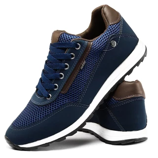 Tênis Masculino Sapatenis Casual Jogging Cadarço Conforto