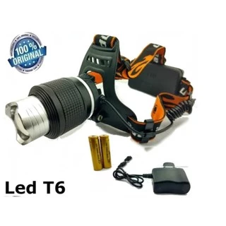 Lanterna Farol de Led Iluminaçao De Cabeça Incrível / Lanterna Farolete Led - T6