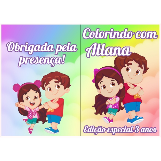 Livrinho de Colorir Maria Clara e