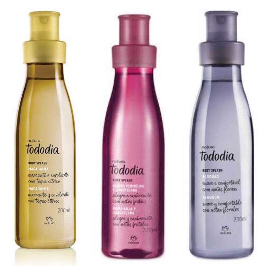 Escolha o seu; Body splah Todo dia Natura 200 ml cada | Shopee Brasil