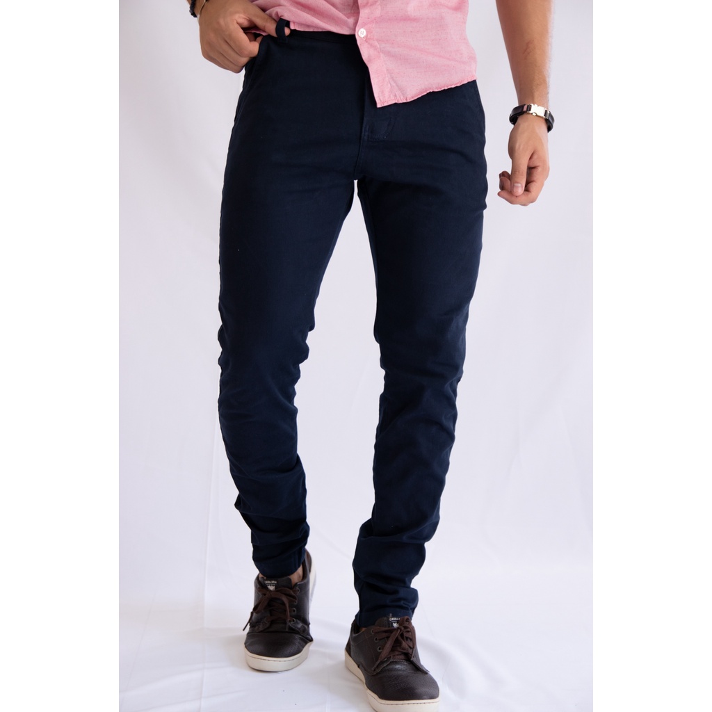 Calça Sarja Masculina Azul Royal