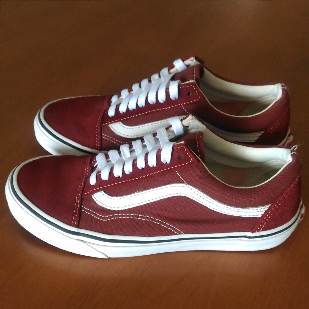 Tenis Vans original Old Skool vermelho