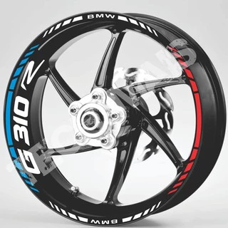 Kit Adesivos Refletivos de Frisos, Rodas para moto BMW G310R G 310 R G 310R