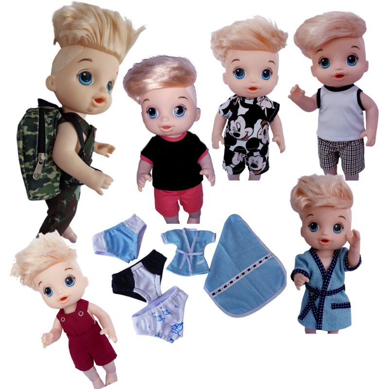 Roupas Bonecas Baby Alive Kit Boneco C/14 Peças Pronta Entrega | Shopee ...