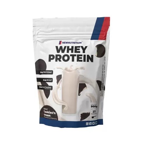 Whey Protein 900g New Nutrition – Refil Whey Concentrado