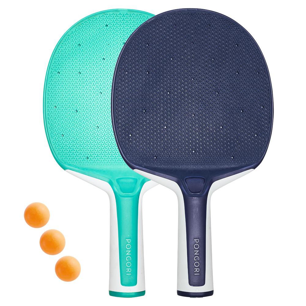 Kit Tenis De Mesa Ping Pong 2 Raquetes + 3 Bolinhas Ar Livre Pongori Original