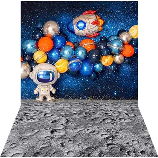 Fundo Fotográfico Tecido Newborn Astronauta 1,5x2,2- Fff-140