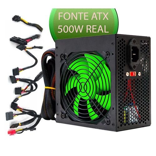 Fonte de alimentação Fonte ATX 500W CowBoy kp-534 | Shopee Brasil