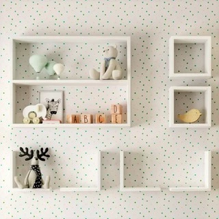 Kit Nicho Quarto De Bebe 7 Pecas Slim Nicho Decorativo