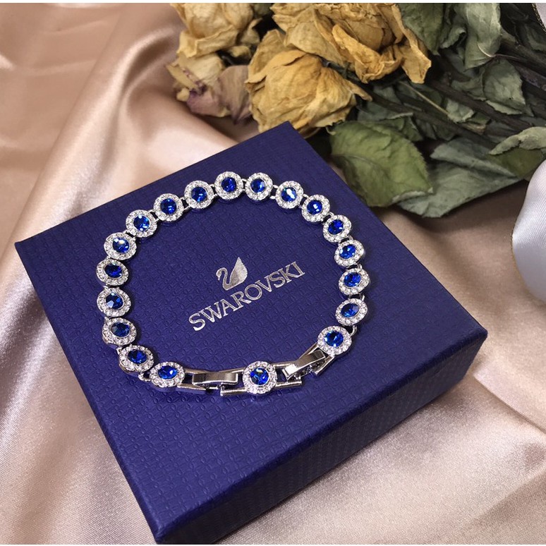 Pulseira Swa Angel Cristal Royal Diamond Vermelho / 5446006 Azul / 5480484 Rose Gold / 5240513