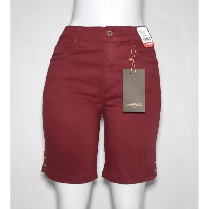 Bermudas hot sale looper feminina