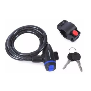 Corrente Com Cadeado Tonyon Trava Para Bicicleta + 2 Chaves