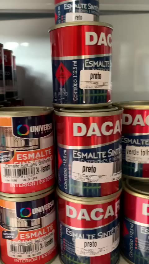 Tinta Pequena Esmalte Sintético 112ml | Várias Cores | UNIVERSO ...