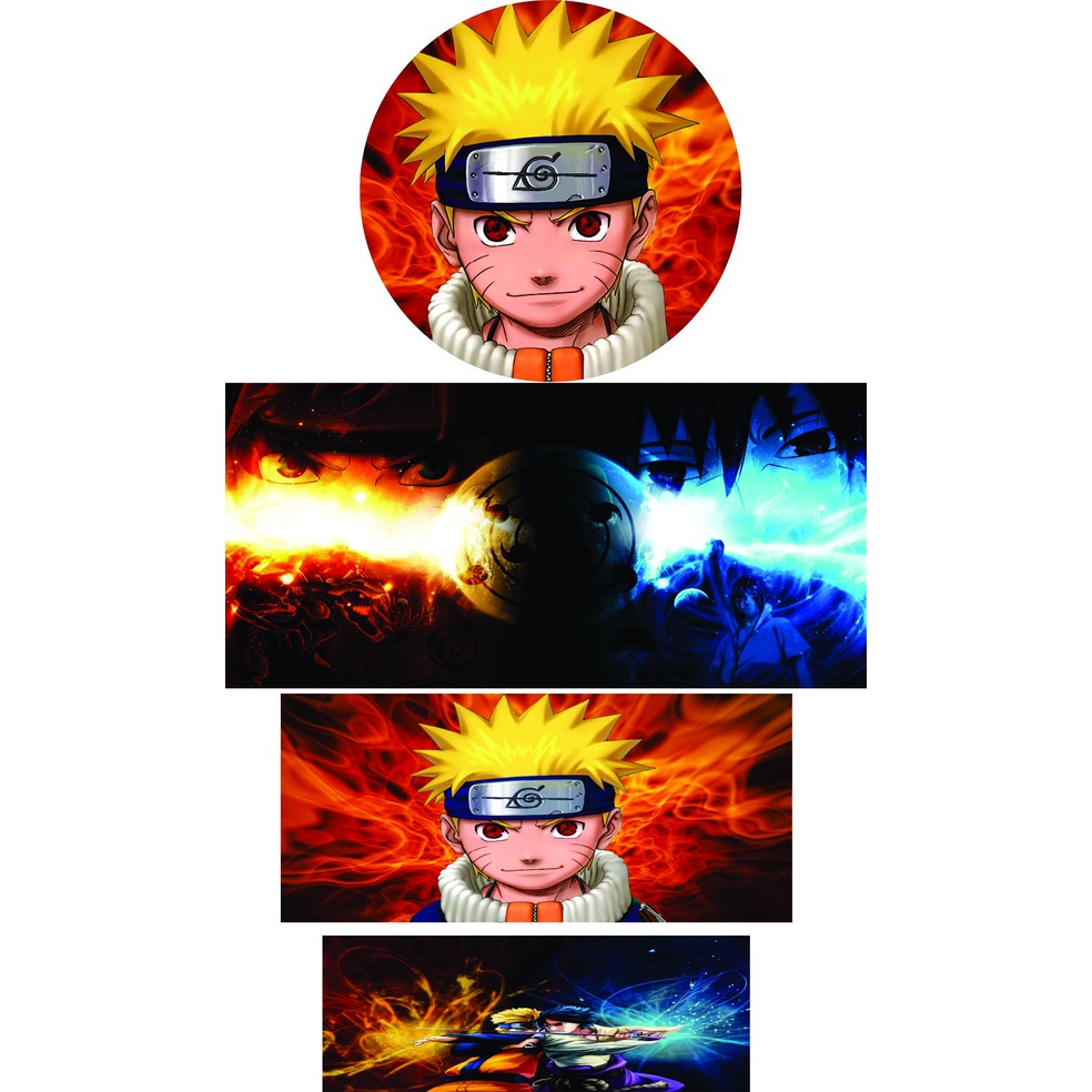 Capas Cilindro E Painel Redondo Naruto Boruto Veste Facil