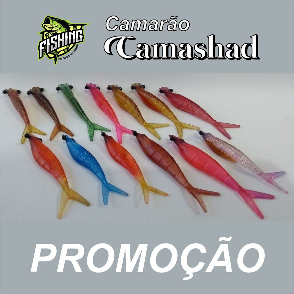 Isca Artificial Besdudu Camarão 9,5 cm 8,5 gr Cor: Verde Gliter - MP  Fishing MP Mundo da Pescaria