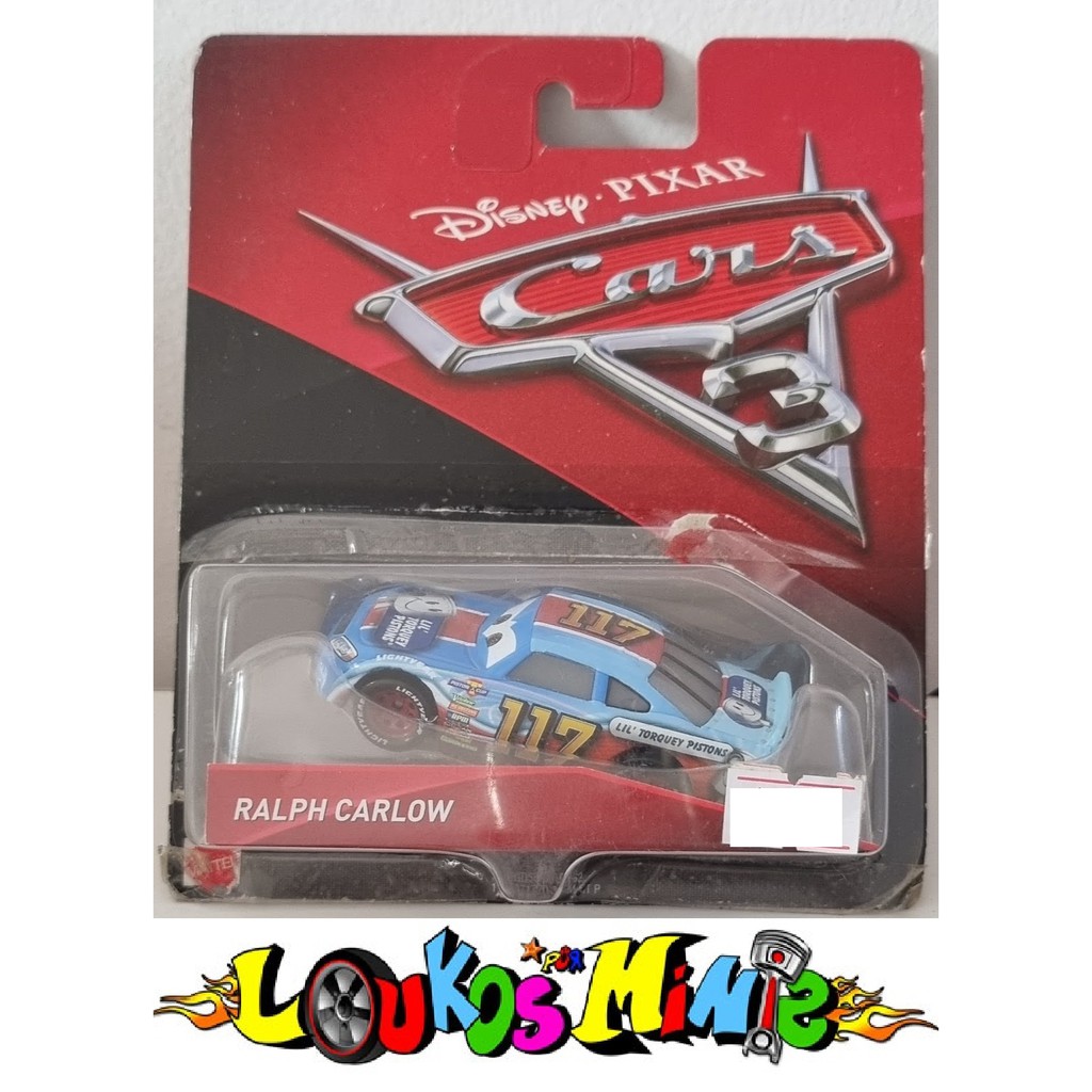 Disney Cars 3 Ralph Carlow 117 Lil Torquey FOTO DO PRODUTO