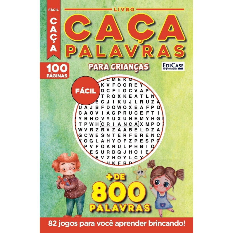 Livro Caça-palavras Ed.30 - Fácil - Para Crianças