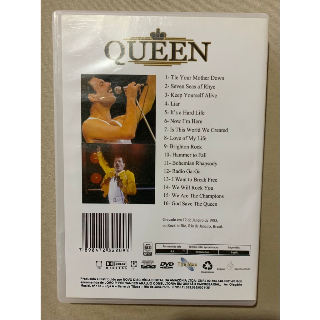 QUEEN - ROCK YOU FROM RIO /EU盤/未開封DVD!!-