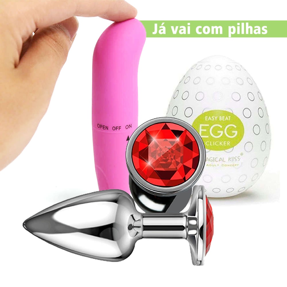 Kit Plug Anal Pequeno Vibrador Feminino Ponto G Egg Masturbador Masculino Shopee Brasil 4194