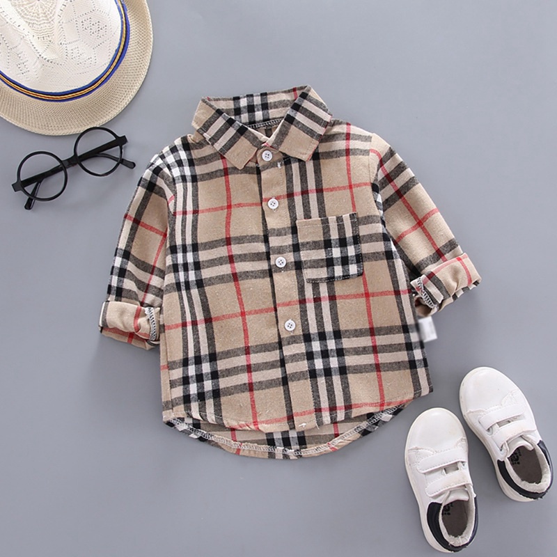 Camisa xadrez 2025 burberry infantil