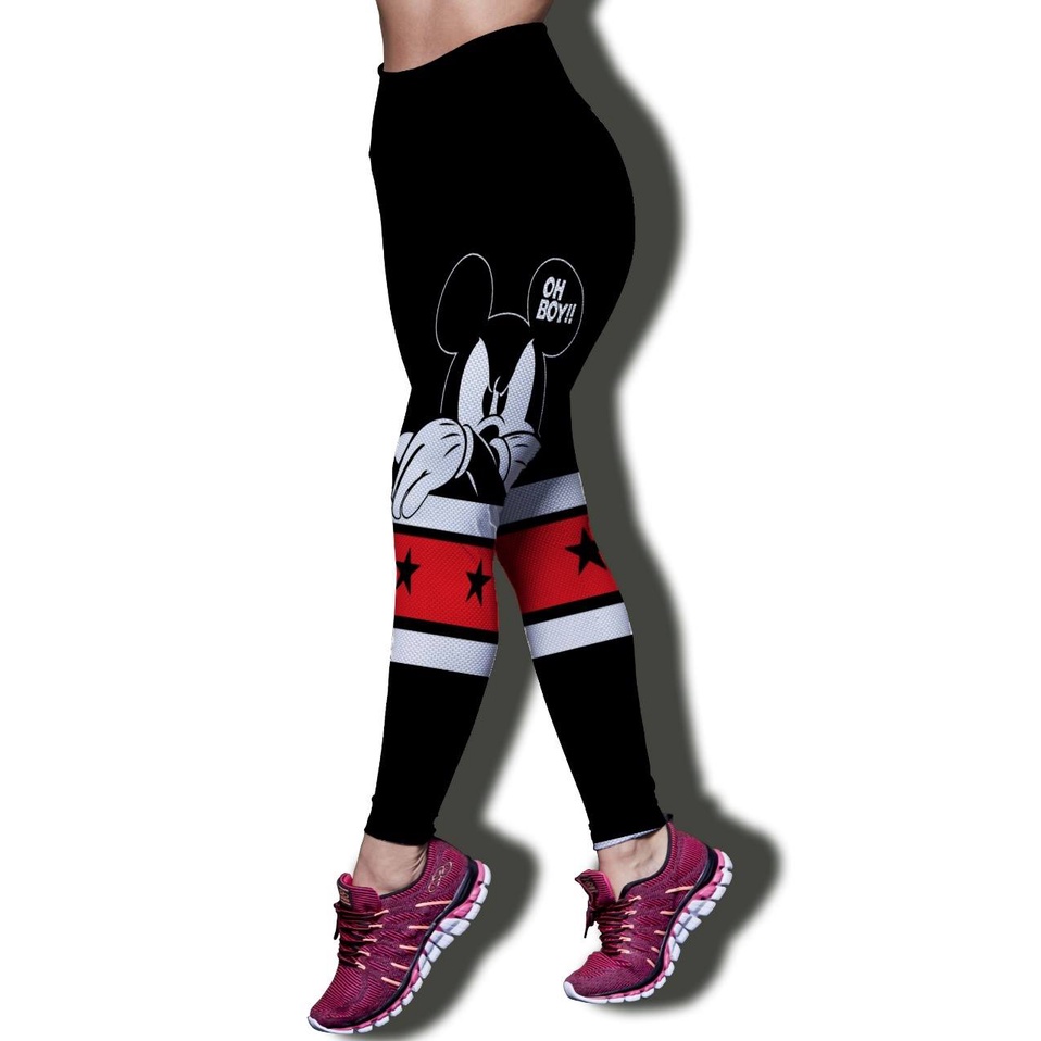 Legging Fusô Novo Mickey Mouse Disney, Calça Feminina Disney Nunca Usado  88187127