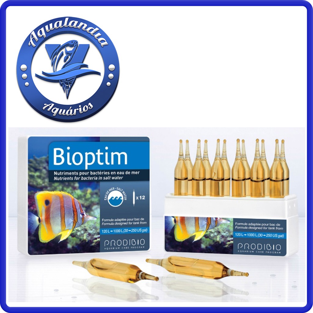 Prodibio Bioptim Suplemento De Nutrientes 4 Ampolas Para Aquario ...