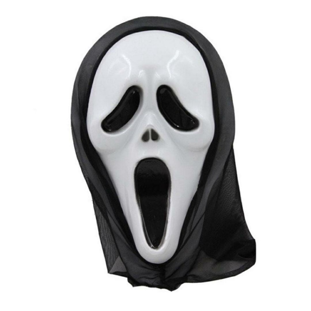Máscara ghost face pânico halloween Shopee Brasil