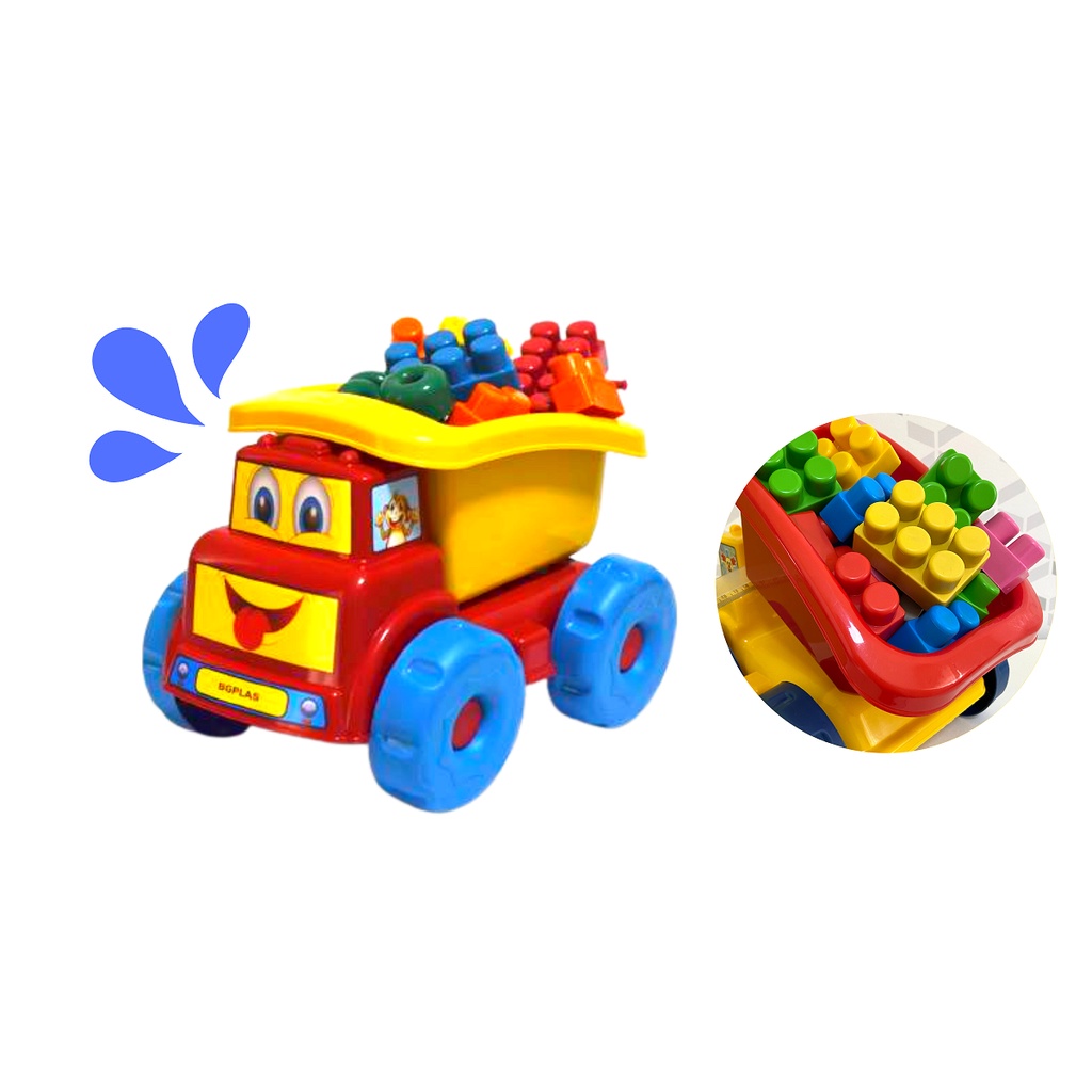 Brinquedo Infantil Caminhão Com Caçamba Poliplac Kids - ShopJJ - Brinquedos,  Bebe Reborn e Utilidades